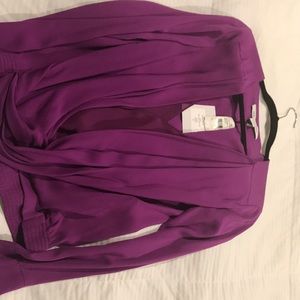 Beautiful purple Diane Von Furstenberg blouse